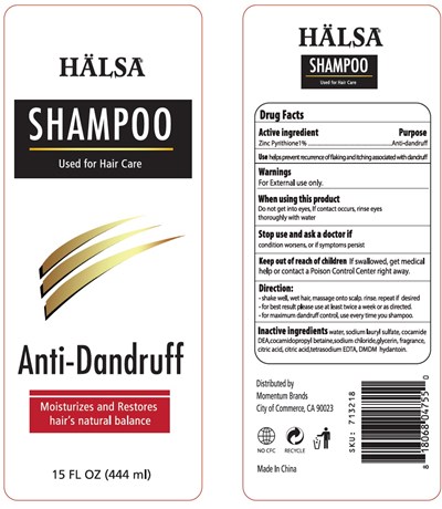 Image Of Label (Halsa Shampoo 444 mL)